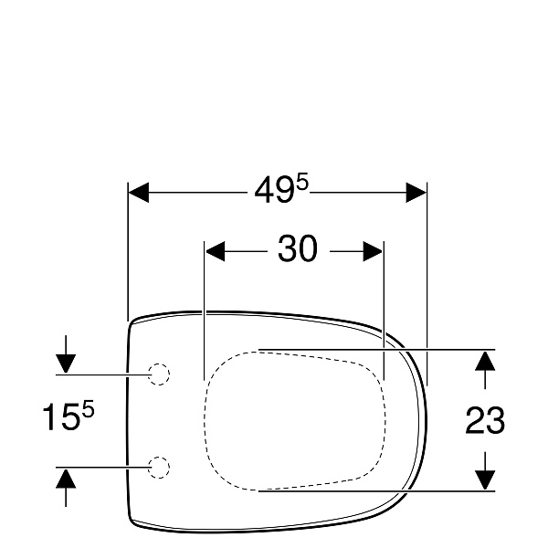 Крышка-сиденье Geberit (Keramag) Citterio 500.540.01.1 с микролифтом