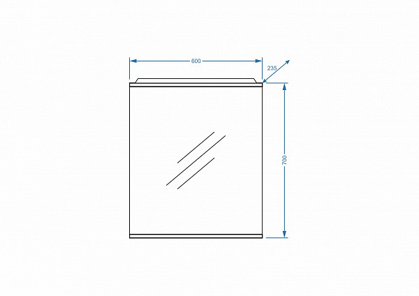 Зеркало "Ванесса 60/С"