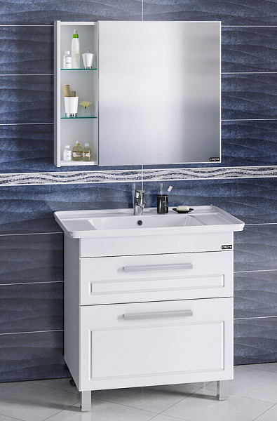 Тумба под раковину напольная Нептун 85 Санта 230005н