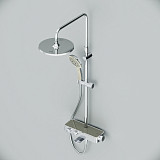 F0750A500 Inspire V2.0, душевая система, набор: см-ль д/ванны/душа с термостатом, верхний душ d 250