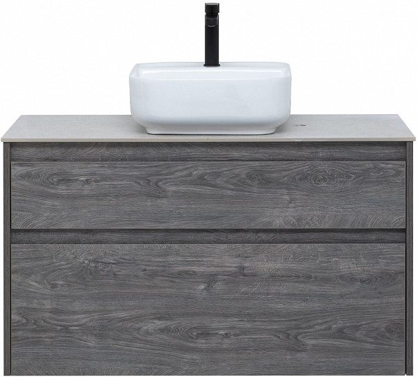 Тумба под раковину Aquanet Nova Lite 100 дуб рошелье (2 ящика) 00242582