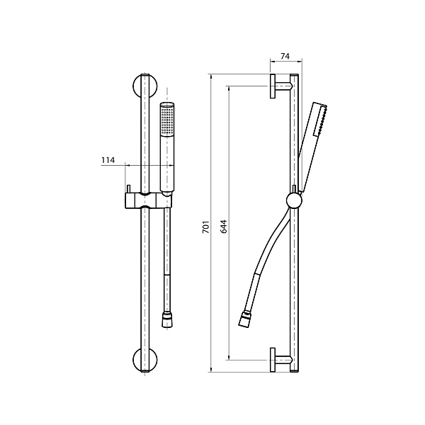 Душевой гарнитур "Koller Pool" ROUND