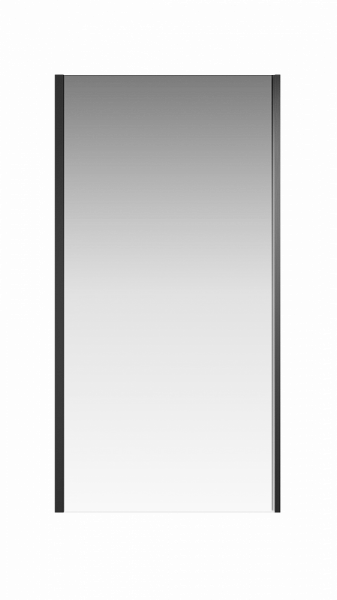 Боковая перегородка Creto Astra 121-SP-900-C-B-6 стекло прозрачное профиль черный, 90х195см