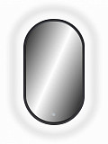 Зеркало Континент "Prime Black Led" 450х800 в МДФ раме