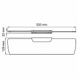 Полка стеклянная Wasserkraft Elbe K-7224