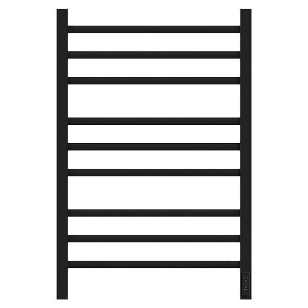 Полотенцесушитель электрический Point Вега PN71858B П9 500x800, диммер справа, черный
