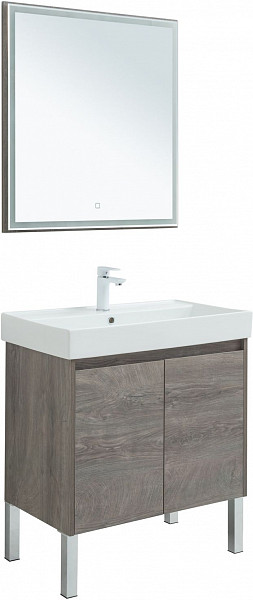 Мебель для ванной Aquanet Nova Lite 75 дуб рошелье (2 дверцы) 00302536