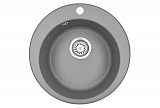 Мойка кухонная Granula круглая кварц 4801, АЛЮМИНИУМ