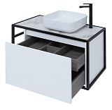 Тумба под раковину Aquanet Nova Lite Loft 90 R белый 00261651