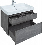 Тумба под раковину Aquanet Nova Lite 100 дуб рошелье (2 ящика) 00242582