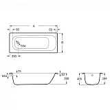 Стальная ванна Roca Contesa Plus 170x70 237760000