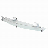 Полка стеклянная с бортиком Wasserkraft Wern K-2544