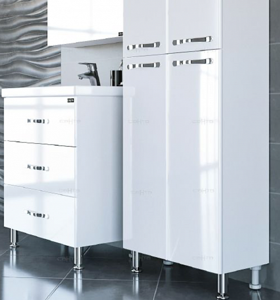 Шкаф-пенал Виктория 60 напольная/подвесная Санта 710002N