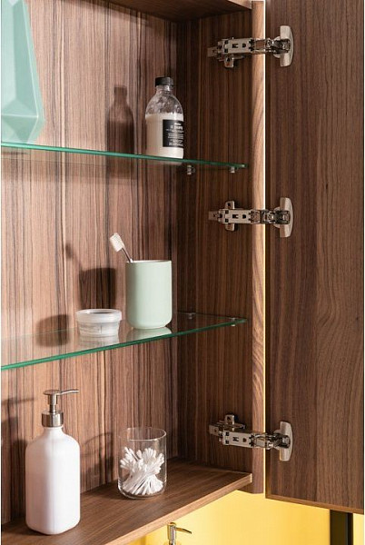 Зеркало-шкаф Aquanet Нью-Йорк 60 орех 00203951