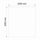 Шторка для ванны Wasserkraft Dill SC-39102