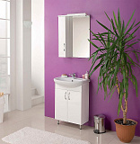 Зеркало-шкаф Акватон Онда 59x80 1A009802ON01L левый с подсветкой