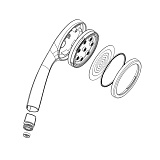 Лейка для душа, SpaHome, IDDIS, SPA1F00i18