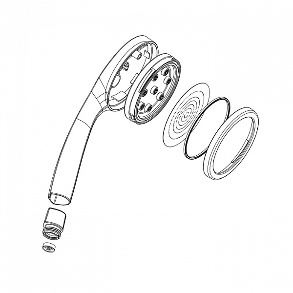 Лейка для душа, SpaHome, IDDIS, SPA1F00i18