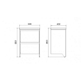 Тумба напольная Klaufs 60.2Y tnKLA.60.2Y-616.216