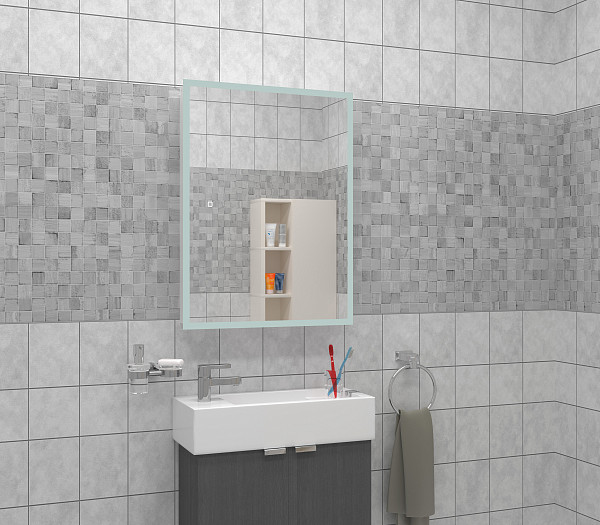 Зеркало-шкаф Континент "Reflex LED" 600х800