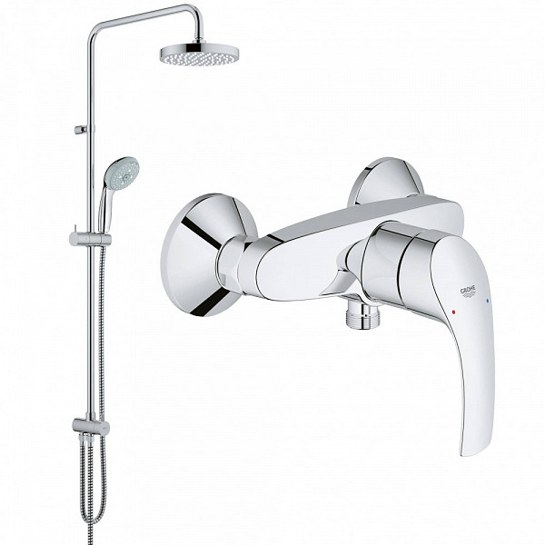 Душевая система GROHE New Tempesta 200 со смесителем 124410