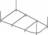 Каркас для ванны Riho Geta 170x90 левый