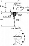 Смеситель для раковины Grohe Eurostyle 23713003