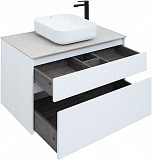 Тумба под раковину Aquanet Nova Lite 90 белый (2 ящика) 00242268