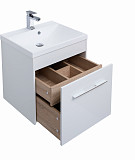 Тумба под раковину Aquanet Августа 58 белый (ручки хром) 00274017