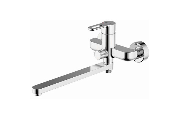 Смеситель для ванны c длинным изливом Bravat Stream-D F637163C-01A
