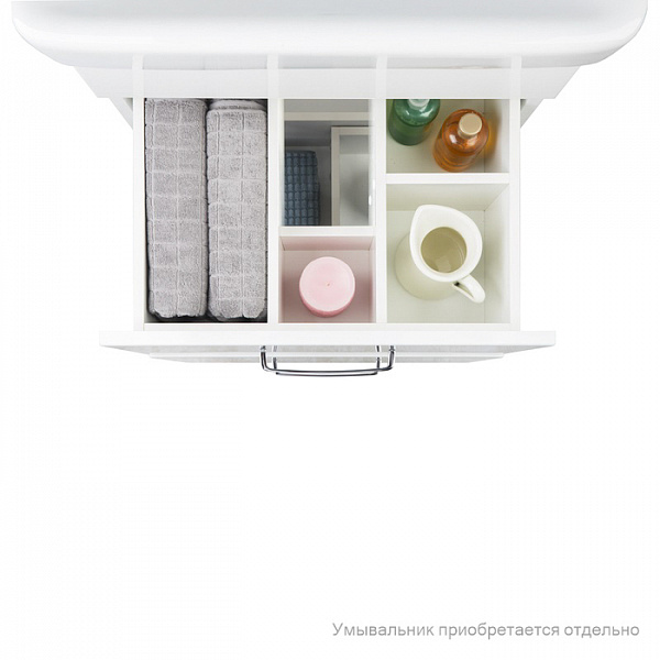 Тумба напольная, 50 см, белая, New Custo, IDDIS, NCU50W0i95