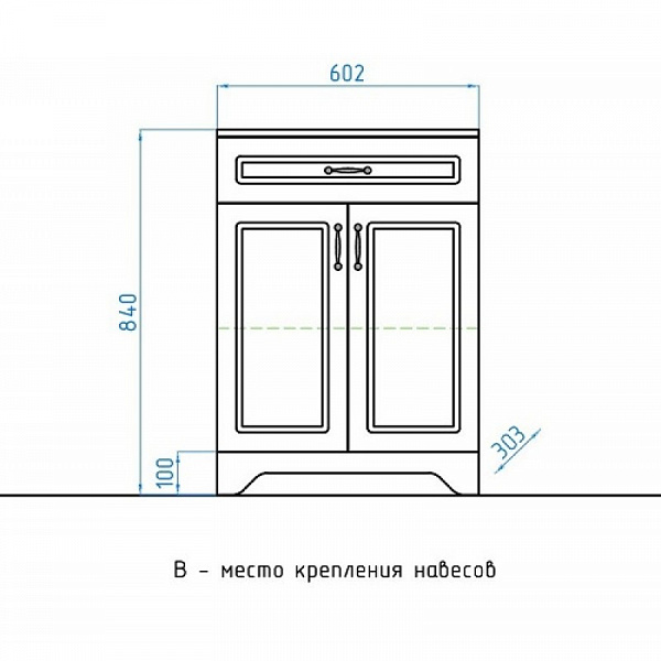 Комод Style Line Олеандр-2 60х84