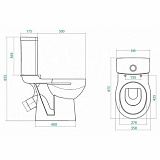 Унитаз Версаль 1WH302406 Santek