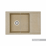 Мойка для кухни Aquaton Делия 78 прямоугольная с крылом песочная 1A715132DE220