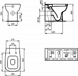 Унитаз приставной Ideal Standard Esedra T281201