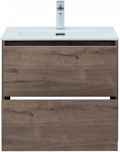 Тумба под раковину Aquanet Lino 60 (Flat) дуб веллингтон 00287541