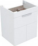 Тумба под раковину Aquanet Ирис new 50 белый глянец (1 ящик, 2 дверцы) 00310147