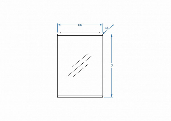 Зеркало "Ильза 50/С"