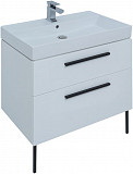 Тумба под раковину Aquanet Nova 75 белый (2 ящика) 00242262