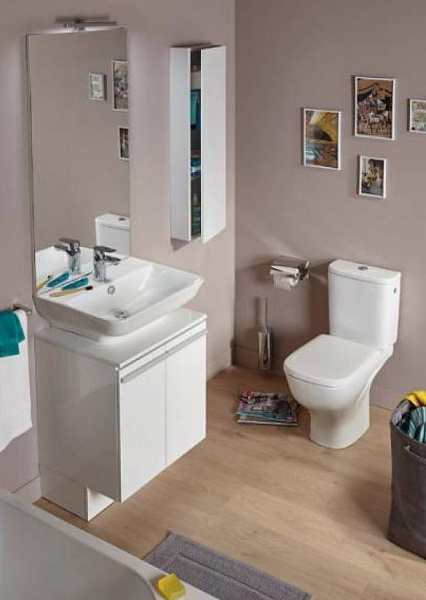 Чаша напольного компакт-унитаза Jacob Delafon Struktura UJAJ102-WTE