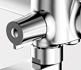 Смеситель для ванны с длинным изливом с аксессуарами Bravat Drop-D F648162C-LB-RUS