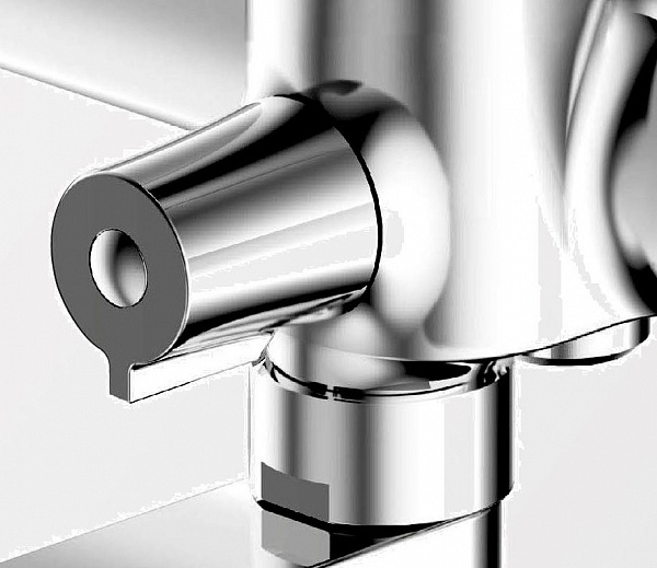 Смеситель для ванны с длинным изливом с аксессуарами Bravat Drop-D F648162C-LB-RUS