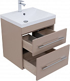 Тумба под раковину Aquanet Верона 60 капучино (2 ящика) 00304536