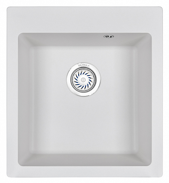 Мойка кухонная Granula квадратная кварц 4651, АРКТИК