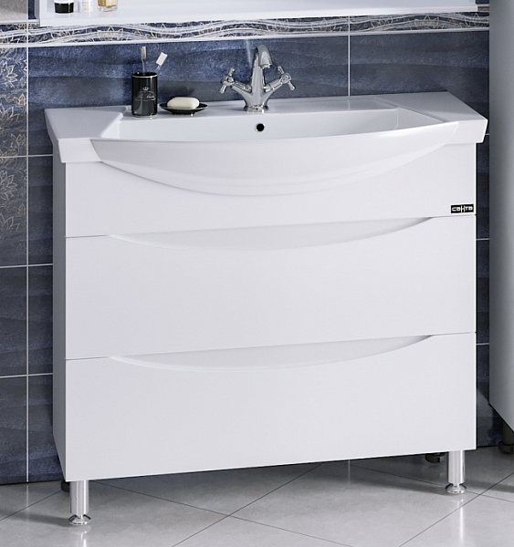 Тумба под раковину напольная Сатурн 95 Санта 700224