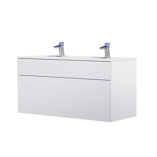 M50AFHX1203WM Inspire V2.0, База под раковину, подвесная, 120 см, 3 ящика, push-to-open, белый матов