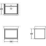 Тумба под раковину Ideal Standard Connect Air E0846VY