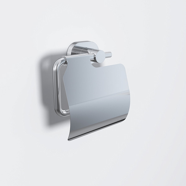 A74341400 Sense L, Держатель для туалетной бумаги с крышкой, хром