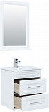 Комплект мебели для ванной Aquanet Бостон М 60 белый матовый 00210629