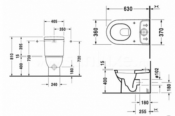 Крышка-сиденье Duravit Darling New 0069810000